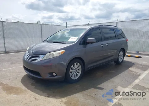 2011 Toyota Sienna Limited V6 z USA, uszkodzony, nr VIN 5TDYK3DC1BS069668